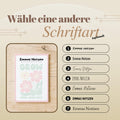 Notizblock Floral Notizblock personalisierbar mit Namen To-Do Liste Notizblock für Studenten Bürobedarf Geschenk Kollegin