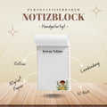 Notizblock Pilze Notizblock personalisierbar mit Namen To Do Liste Notizblock für Studenten Bürobedarf Geschenk Pilzsammler