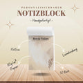 Notizblock Boho Notizblock personalisierbar mit Namen To-Do Liste Notizblock für Studenten Bürobedarf Geschenk Kollege