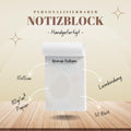Notizblock Kleckse Notizblock personalisierbar mit Namen To-Do Liste Notizblock für Studenten Bürobedarf Geschenk Kollege