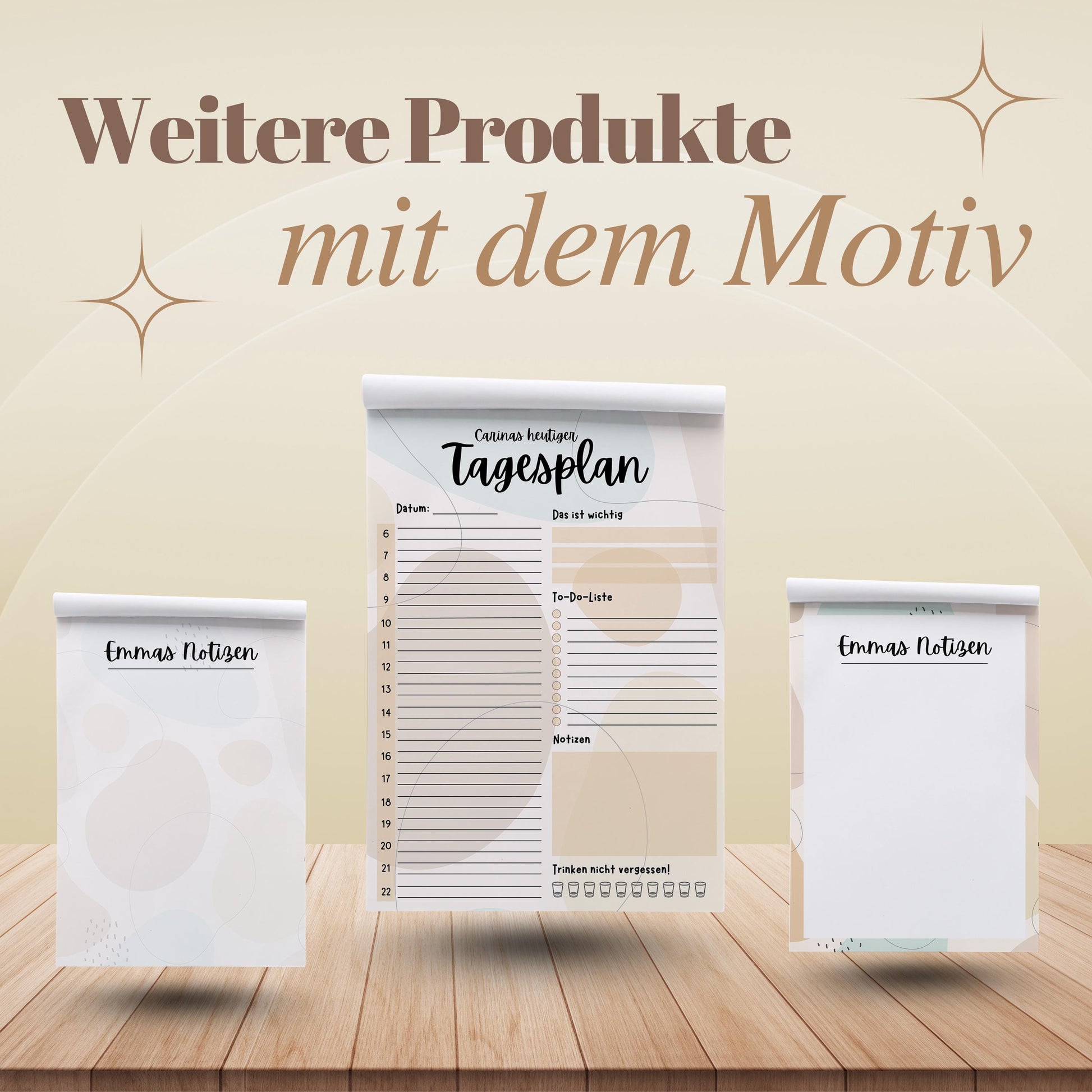 Notizblock Kleckse Notizblock personalisierbar mit Namen To-Do Liste Notizblock für Studenten Bürobedarf Geschenk Kollege