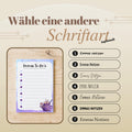 Notizblock Witchy Notizblock personalisierbar mit Namen To-Do Liste Notizblock für Studenten Bürobedarf Geschenk Kollege