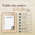 Notizblock Katze Notizblock personalisierbar mit Namen To-Do Liste Notizblock für Studenten Bürobedarf Geschenk Kollege