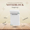 Notizblock Soft Notizblock personalisierbar mit Namen To-Do Liste Notizblock für Studenten Bürobedarf Geschenk Kollege
