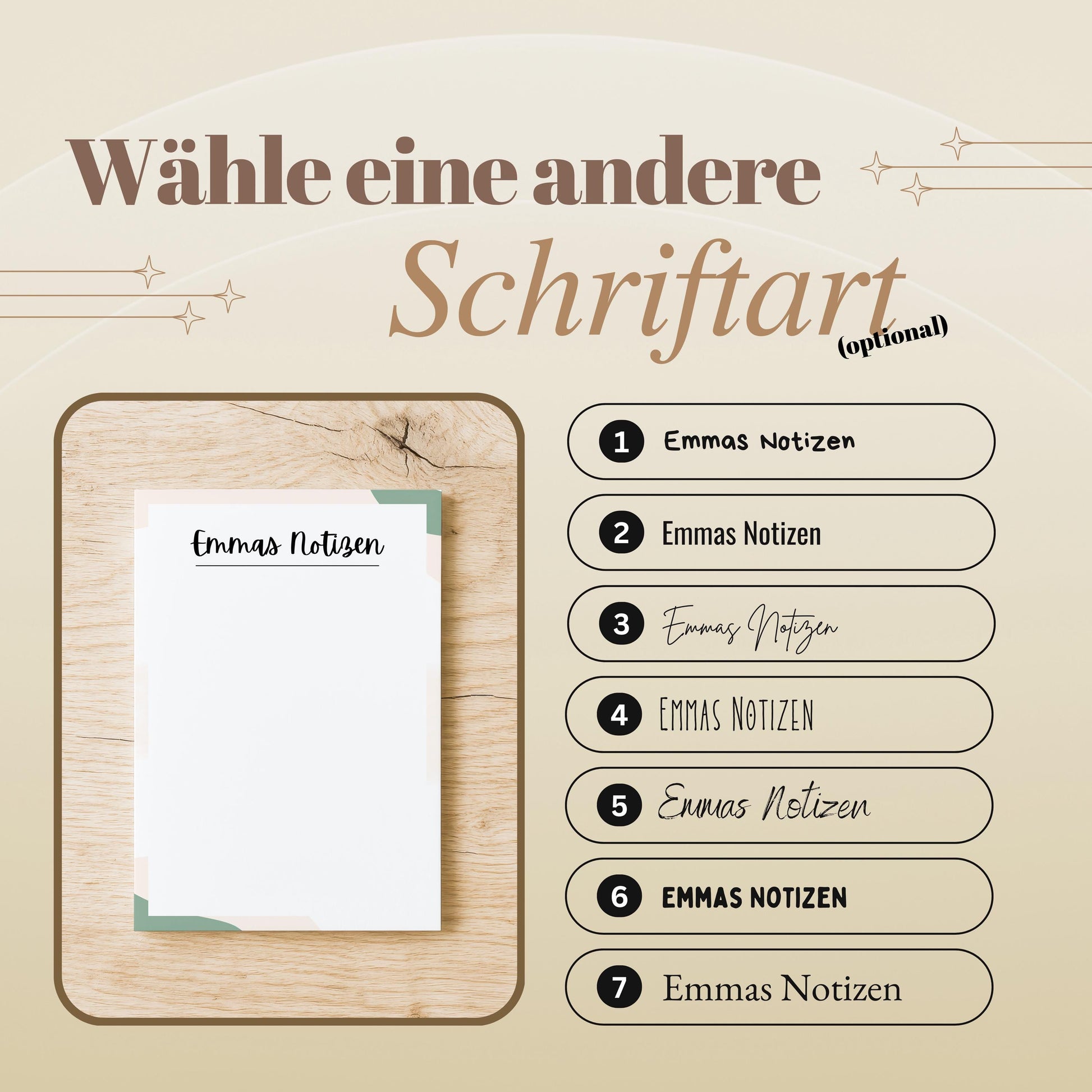 Notizblock Soft Notizblock personalisierbar mit Namen To-Do Liste Notizblock für Studenten Bürobedarf Geschenk Kollege