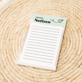 Notizblock Papierflieger Notizblock personalisierbar mit Namen To-Do Liste Notizblock für Studenten Bürobedarf Geschenk Kollege