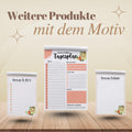 Notizblock Beach Notizblock personalisierbar mit Namen To-Do Liste Notizblock für Studenten Bürobedarf Geschenk Kollege