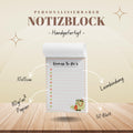 Notizblock Beach Notizblock personalisierbar mit Namen To-Do Liste Notizblock für Studenten Bürobedarf Geschenk Kollege