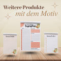 Notizblock Beach Notizblock personalisierbar mit Namen To-Do Liste Notizblock für Studenten Bürobedarf Geschenk Kollege