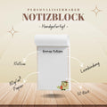 Notizblock Beach Notizblock personalisierbar mit Namen To-Do Liste Notizblock für Studenten Bürobedarf Geschenk Kollege
