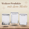 Tagesplaner Granit A5 Notizblock personalisierbar mit Namen To Do Liste Notizblock für Studenten Schreibblock Bürobedarf Geschenk