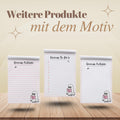 Tagesplaner Bookish A5 Notizblock personalisierbar mit Namen To Do Liste Notizblock für Studenten Schreibblock Bürobedarf Geschenk Schüler
