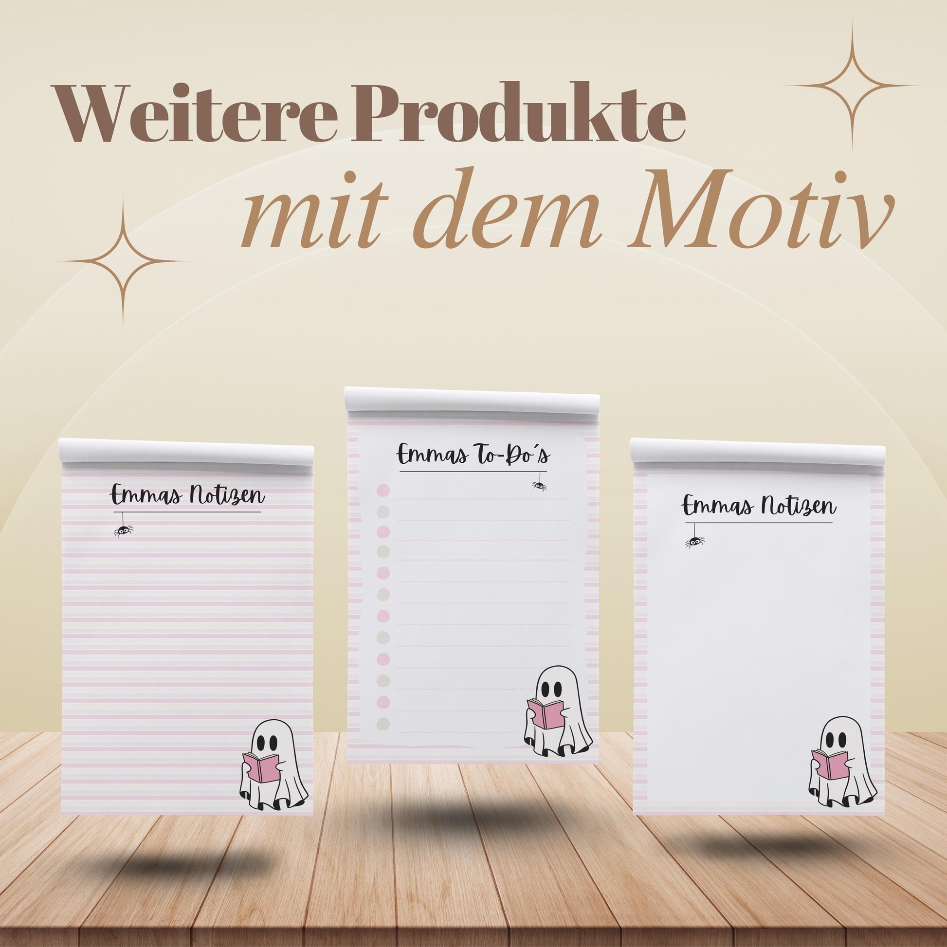 Tagesplaner Bookish A5 Notizblock personalisierbar mit Namen To Do Liste Notizblock für Studenten Schreibblock Bürobedarf Geschenk Schüler