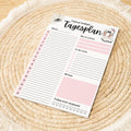 Tagesplaner Summerween A5 Notizblock personalisierbar mit Namen To Do Liste Notizblock für Studenten Schreibblock Bürobedarf Geschenk