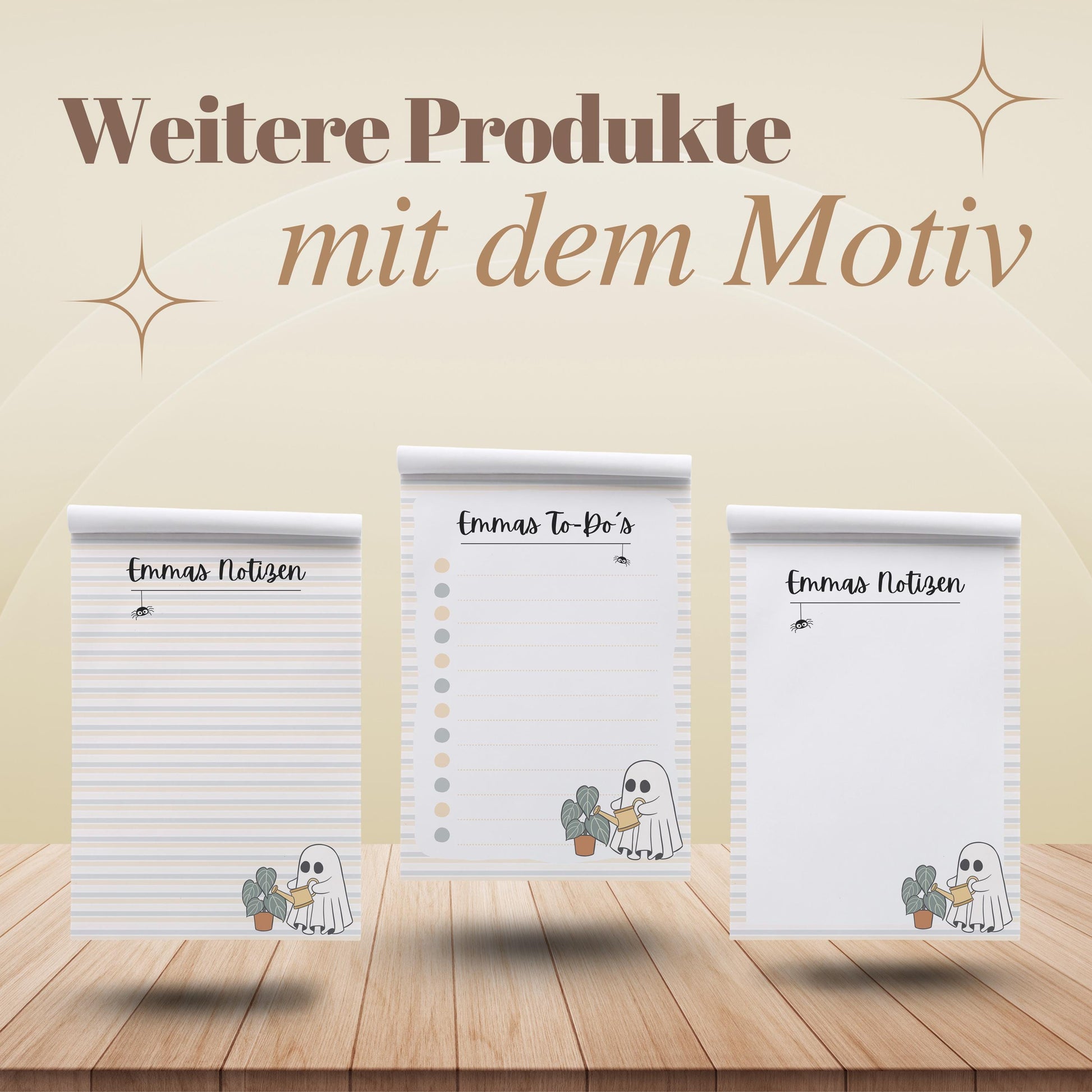 Tagesplaner Bootanica A5 Notizblock personalisierbar mit Namen To Do Liste Notizblock für Studenten Schreibblock Bürobedarf Geschenk Schüler