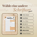 Tagesplaner Summerween A5 Notizblock personalisierbar mit Namen To Do Liste Notizblock für Studenten Schreibblock Bürobedarf Geschenk
