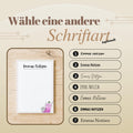 Notizblock Erdbeere Notizblock personalisierbar mit Namen To-Do Liste Notizblock für Studenten Bürobedarf Geschenk Schüler