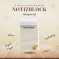 Notizblock Orange Notizblock personalisierbar mit Namen To-Do Liste Notizblock für Studenten Bürobedarf Geschenk Schüler
