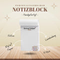 Notizblock Bücher Notizblock personalisierbar mit Namen To-Do Liste Notizblock für Studenten Bürobedarf Geschenk Kollegin