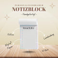 Notizblock Sterne Notizblock personalisierbar mit Namen To-Do Liste Notizblock für Studenten Bürobedarf Geschenk Kollege