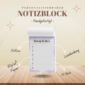Notizblock Wolken Notizblock personalisierbar mit Namen To-Do Liste Notizblock für Studenten Bürobedarf Geschenk Kollege
