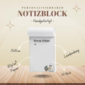 Notizblock Summerween Notizblock personalisierbar mit Namen To-Do Liste Notizblock für Studenten Bürobedarf Geschenk Pflanzenliebhaber