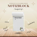 Notizblock Summerween Notizblock personalisierbar mit Namen To-Do Liste Notizblock für Studenten Bürobedarf Geschenk Kollegin