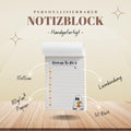 Notizblock Summerween Notizblock personalisierbar mit Namen To-Do Liste Notizblock für Studenten Bürobedarf Geschenk Kollegin