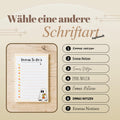 Notizblock Summerween Notizblock personalisierbar mit Namen To-Do Liste Notizblock für Studenten Bürobedarf Geschenk Kollegin