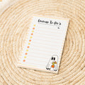 Notizblock Summerween Notizblock personalisierbar mit Namen To-Do Liste Notizblock für Studenten Bürobedarf Geschenk Kollegin