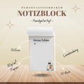 Notizblock Summerween Notizblock personalisierbar mit Namen To-Do Liste Notizblock für Studenten Bürobedarf Geschenk Kollegin