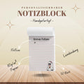 Notizblock Summerween Notizblock personalisierbar mit Namen To-Do Liste Notizblock für Studenten Bürobedarf Geschenk Kollegin