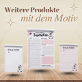 Notizblock Summerween Notizblock personalisierbar mit Namen To-Do Liste Notizblock für Studenten Bürobedarf Geschenk Kollegin