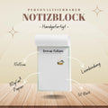 Notizblock Katze Notizblock personalisierbar mit Namen To-Do Liste Notizblock für Studenten Bürobedarf Geschenk Katzenbesitzer