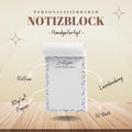 Notizblock Schule Notizblock personalisierbar mit Namen To-Do Liste Notizblock für Studenten Bürobedarf Geschenk Lehrer