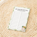 Notizblock Einkaufsliste Notizblock personalisierbar mit Namen Einkaufen Liste Notizblock für Essenplanung Küchenbedarf Liste Einkaufen