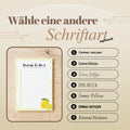 Notizblock Zitrone Notizblock personalisierbar mit Namen To-Do Liste Notizblock für Studenten Bürobedarf Geschenk Kollegin