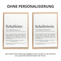 Schulleiterin Definition Karte personalisierbar mit Namen Beruf Postkarte Schulleiterin Geschenk Geburtstag Schulleiterin Postkarte Definition
