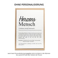 Herzensmensch Definition Karte personalisierbar mit Namen Herzensmensch Grußkarte Geschenk Herzensmensch Postkarte Definition Herzensmensch