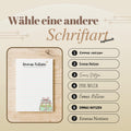 Notizblock Bücher Notizblock personalisierbar mit Namen To-Do Liste Notizblock für Studenten Bürobedarf Geschenk Kollegin