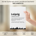 Leipzig Stadt Poster Definition personalisierbar Städte Poster Wandkunst Poster Wohnung Geschenk Einzug Umzug Heimatstadt Poster