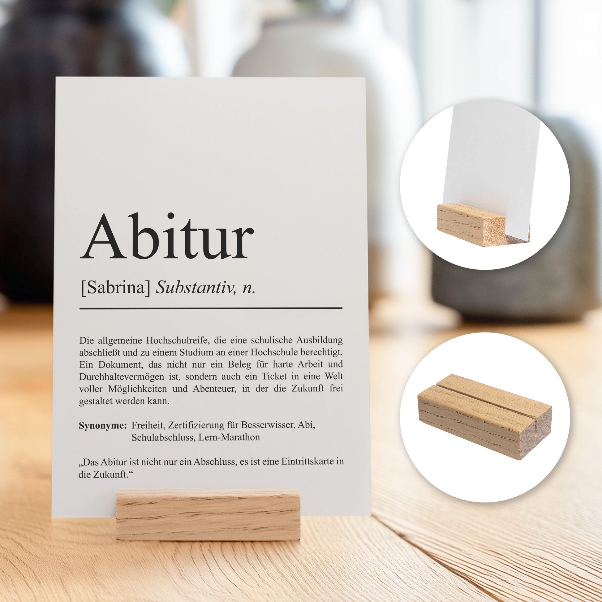 Abitur Definition Karte personalisierbar mit Namen Abschluss Karte Abitur Geschenk zum Abschluss Geschenk Abitur Postkarte Definition