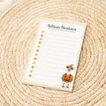 Notizblock Halloween Design, 10x15 cm, 50 Blatt mit Leimbindung, personalisierbar mit Namen, Handmade