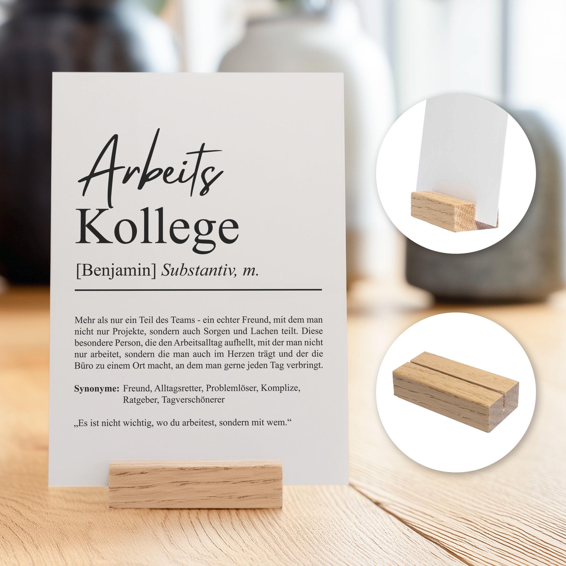 Arbeitskollege Definition Karte personalisierbar mit Namen Beruf Postkarte Kollege Geschenk Geburtstag Kollege Postkarte Definition