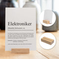 Elektroniker Definition Karte personalisierbar mit Namen Beruf Grußkarte Elektroniker Geschenk Geburtstag Elektroniker Postkarte Definition