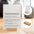 Transformation Definition Karte personaliserbar Emotionen Mutmacher Karte Spirituelle Karte Motivationskarte