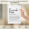 Feuerwehrfrau Definition Poster personalisierbar mit Namen Beruf Poster Feuerwehr Geschenk Einzug Geburtstag Poster Beruf Definition