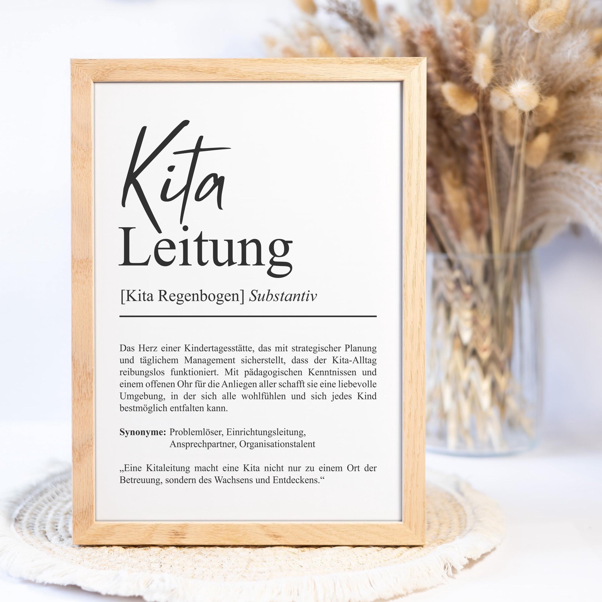 Kitaleitung Definition Poster personalisierbar mit Namen Beruf Poster Kitaleitung Geschenk Einzug Geburtstag Geschenk Poster Kitaleitung
