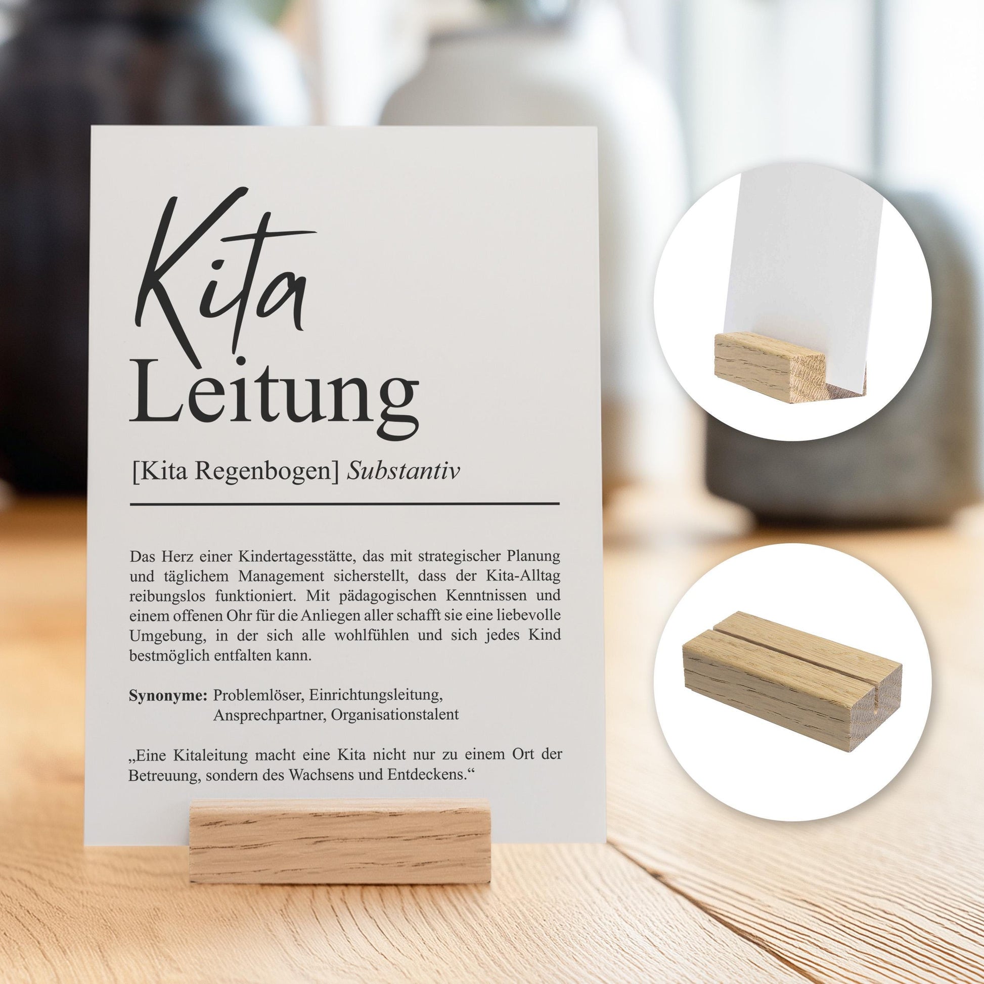 Kitaleitung Definition A6 Karte personalisierbar mit Namen Beruf Grußkarte Kitaleitung Geschenk Geburtstag Kitaleitung Postkarte