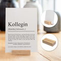 Kollegin Definition Karte personalisierbar mit Namen Beruf Grußkarte Kollegin Geschenk Geburtstag Kollegin Postkarte Definition